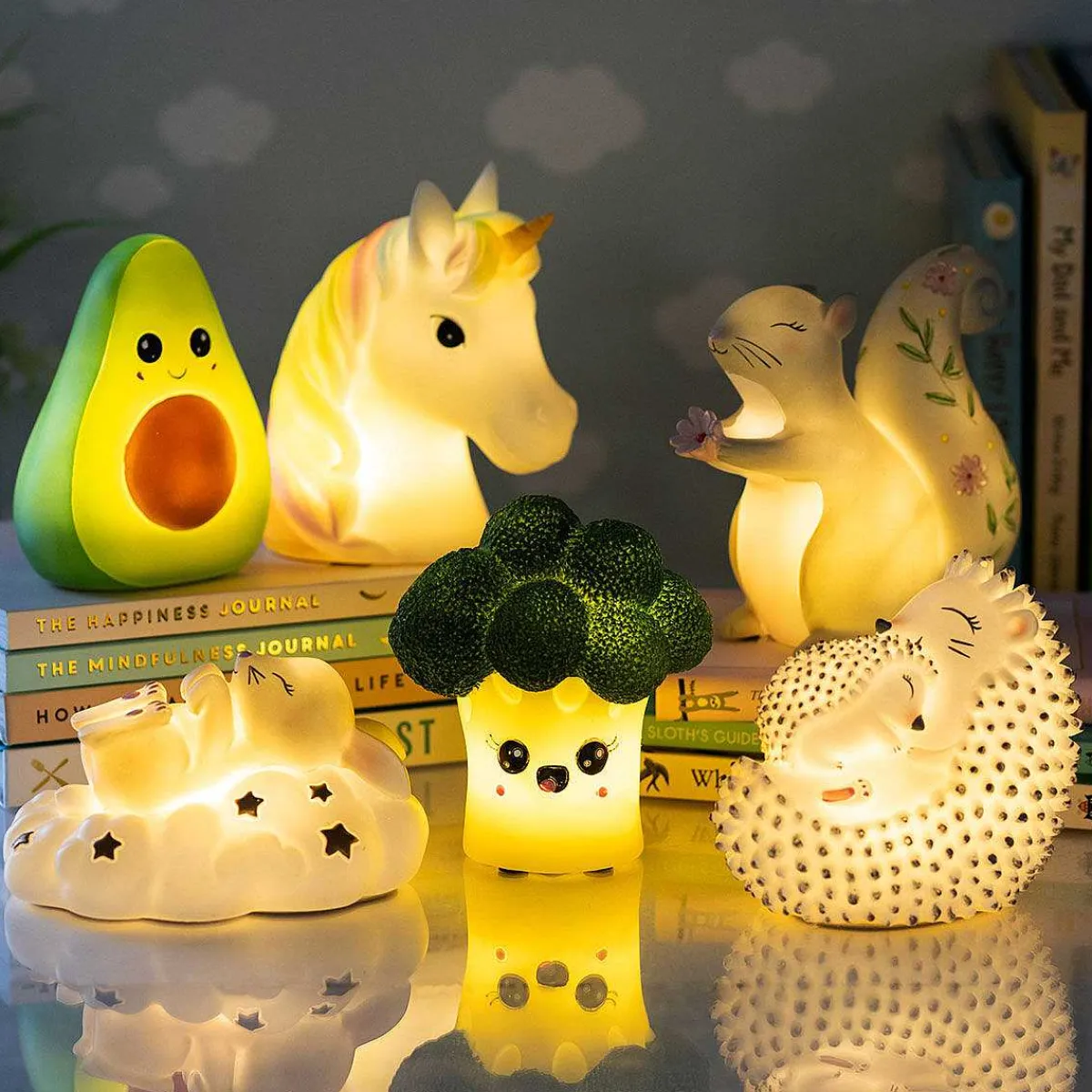 Led Rechargeable Hedgehog And Baby Mini Lamp>House Of Disaster Cheap