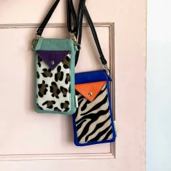 Leopard Animal Print Phone Wallet Bag><noscript><img width=