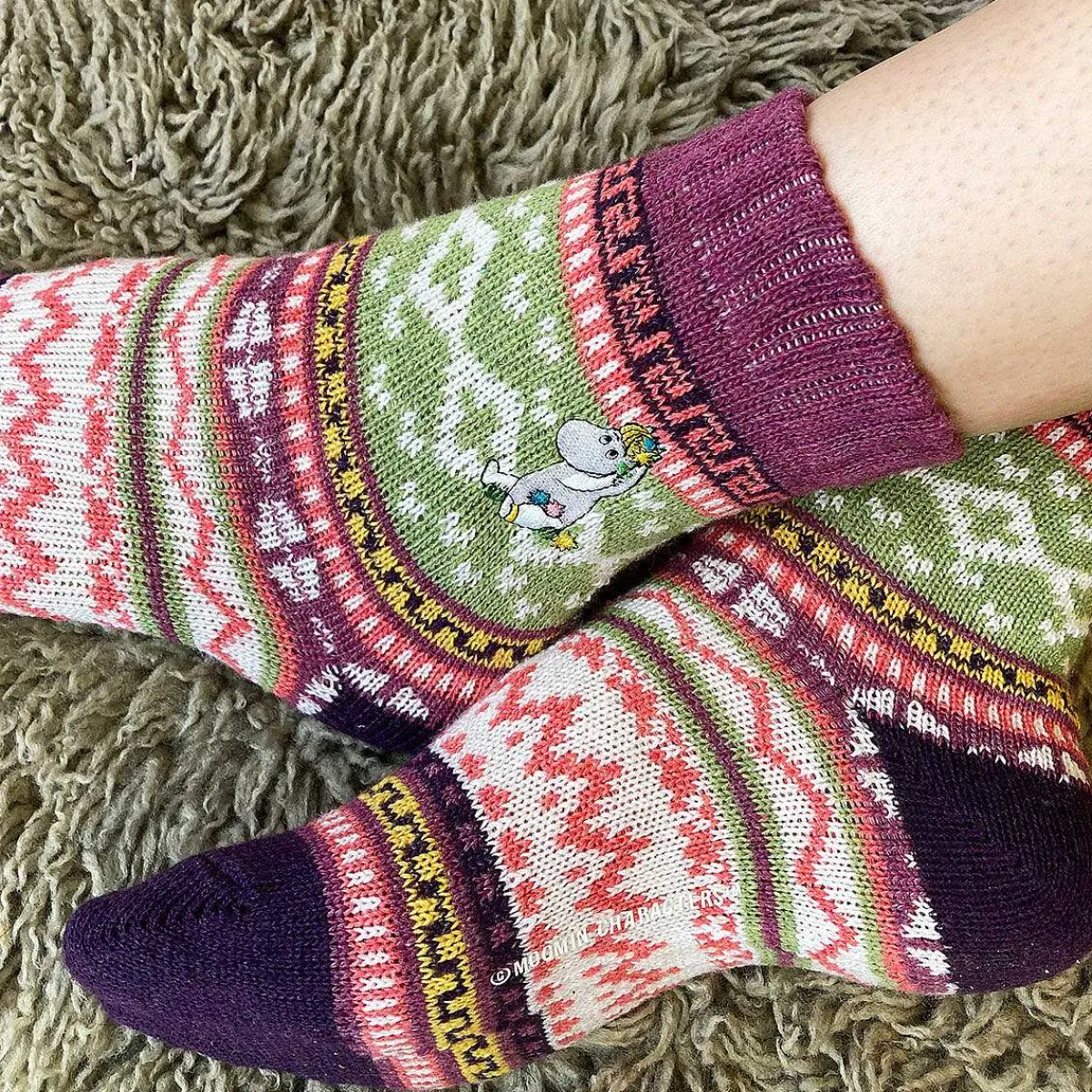 Moomin Fair Isle Snorkmaiden Socks>House Of Disaster Flash Sale