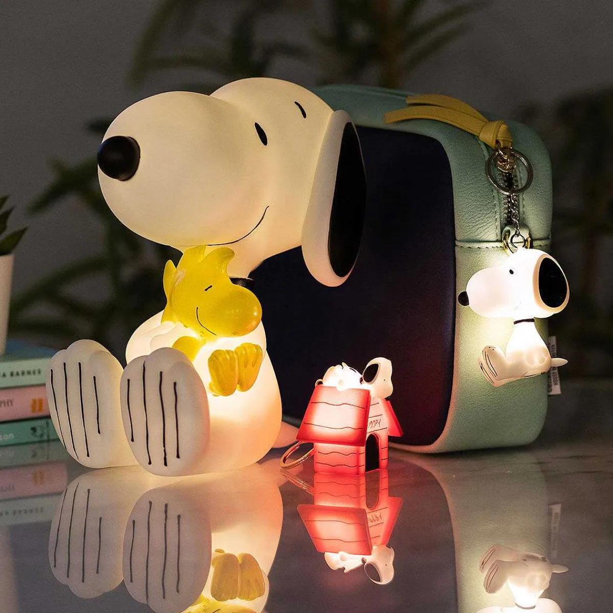 Peanuts Snoopy House Light Up Keyring>House Of Disaster Outlet