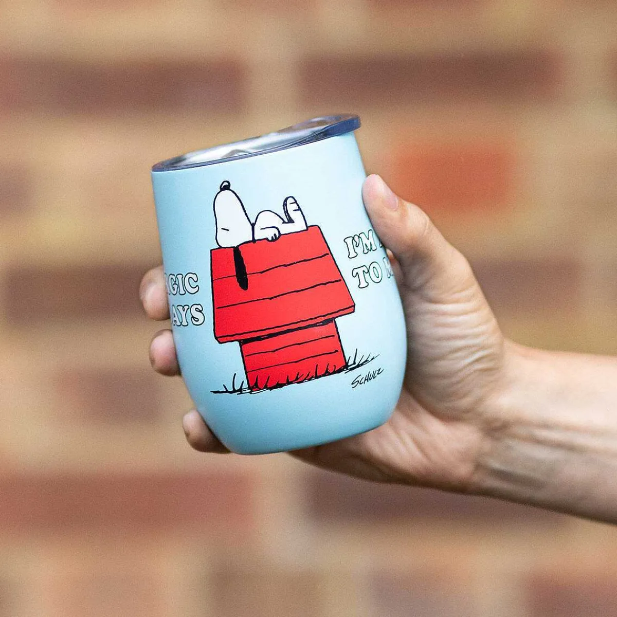 Peanuts 'I'M Allergic To Mondays' Travel Tumbler>House Of Disaster Cheap
