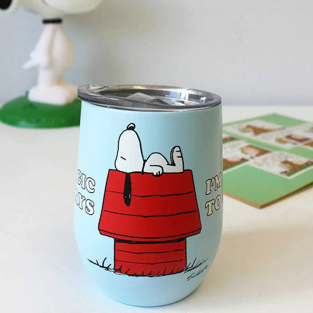 Peanuts 'I'M Allergic To Mondays' Travel Tumbler>House Of Disaster Cheap