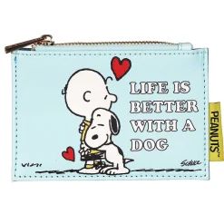 Peanuts 'Life Is Better With A Dog' Zip Purse><noscript><img width=