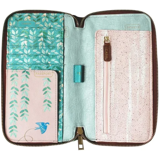 Secret Garden Bird Travel Wallet>House Of Disaster Cheap