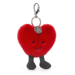 Amuseable Heart Bag Charm>Jellycat Clearance