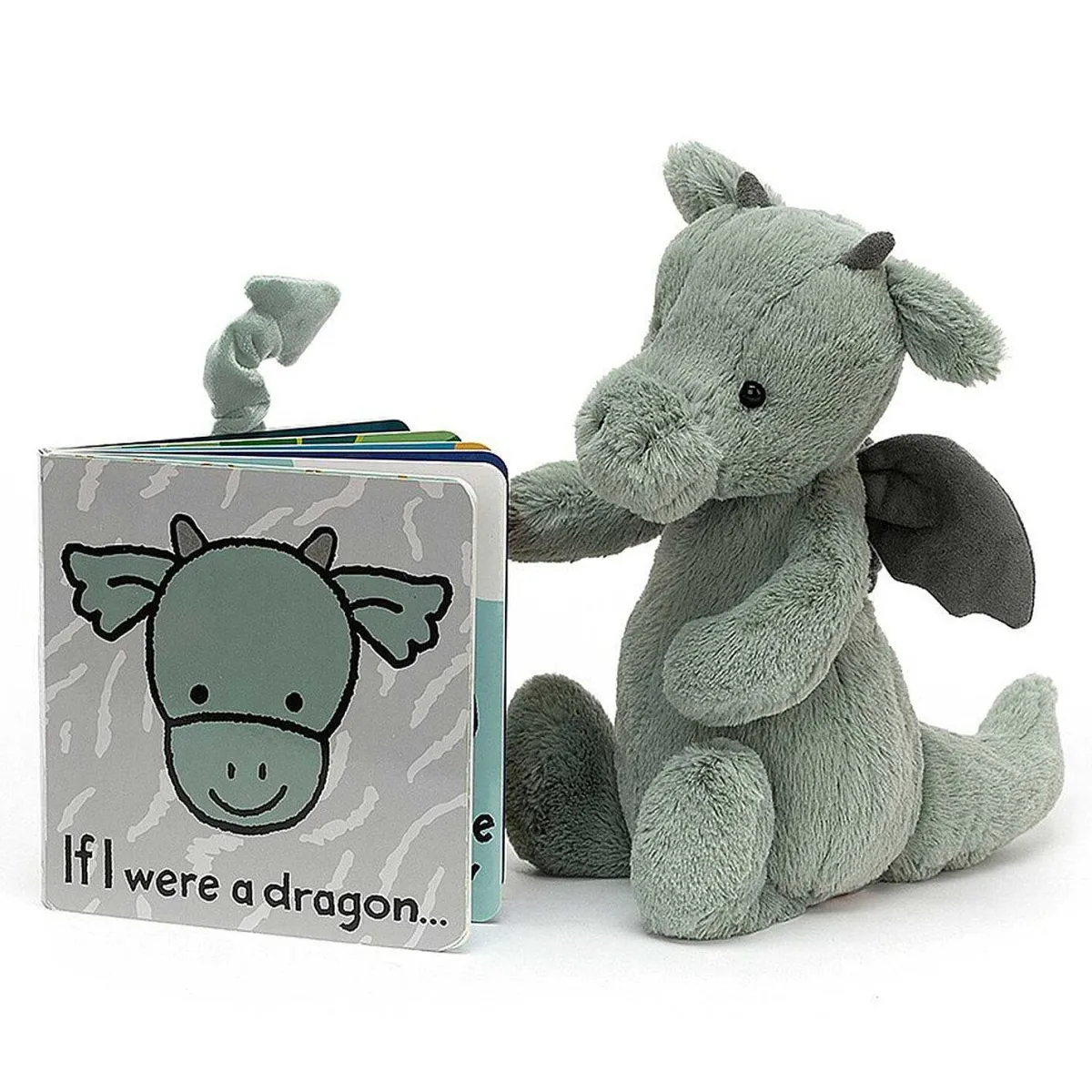 If I Were A Dragon Hardback Book>Jellycat Fashion