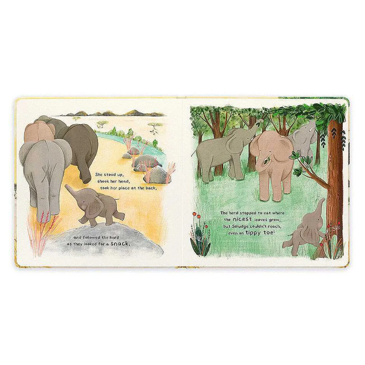 Smudge The Littlest Elephant Book>Jellycat Hot