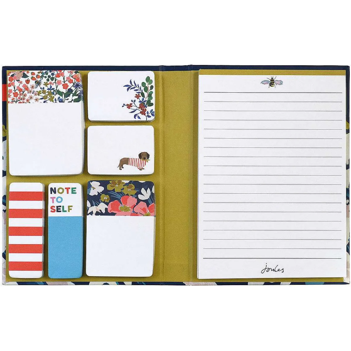 Floral Print Sticky Notes & List Pad>Joules Shop