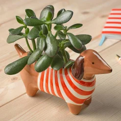 The Bright Side Dachshund Plant Pot><noscript><img width=