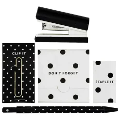 Black & White Spade Dot Mini Accessory Set>Kate Spade New York Clearance
