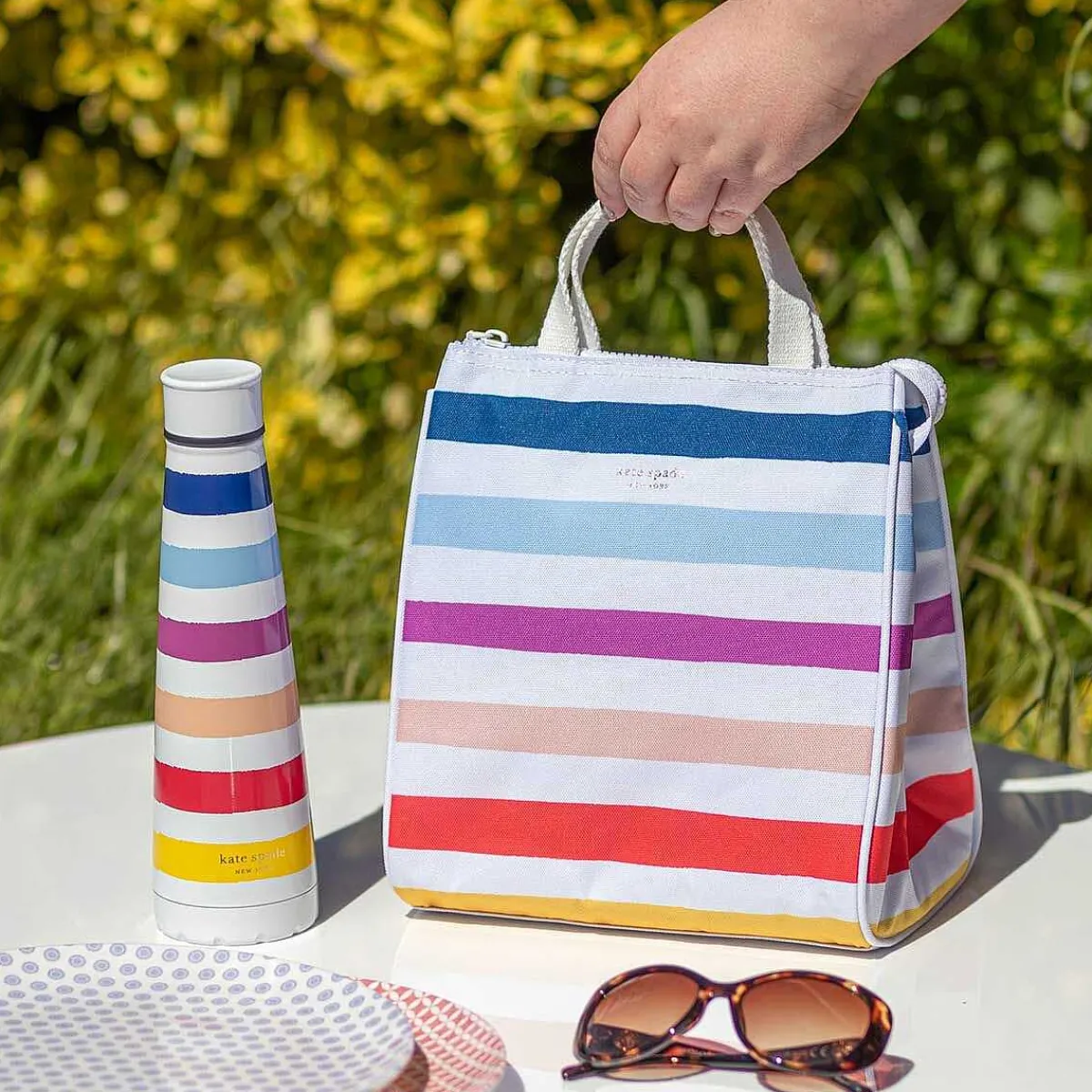 Candy Stripe Lunch Bag>Kate Spade New York Discount