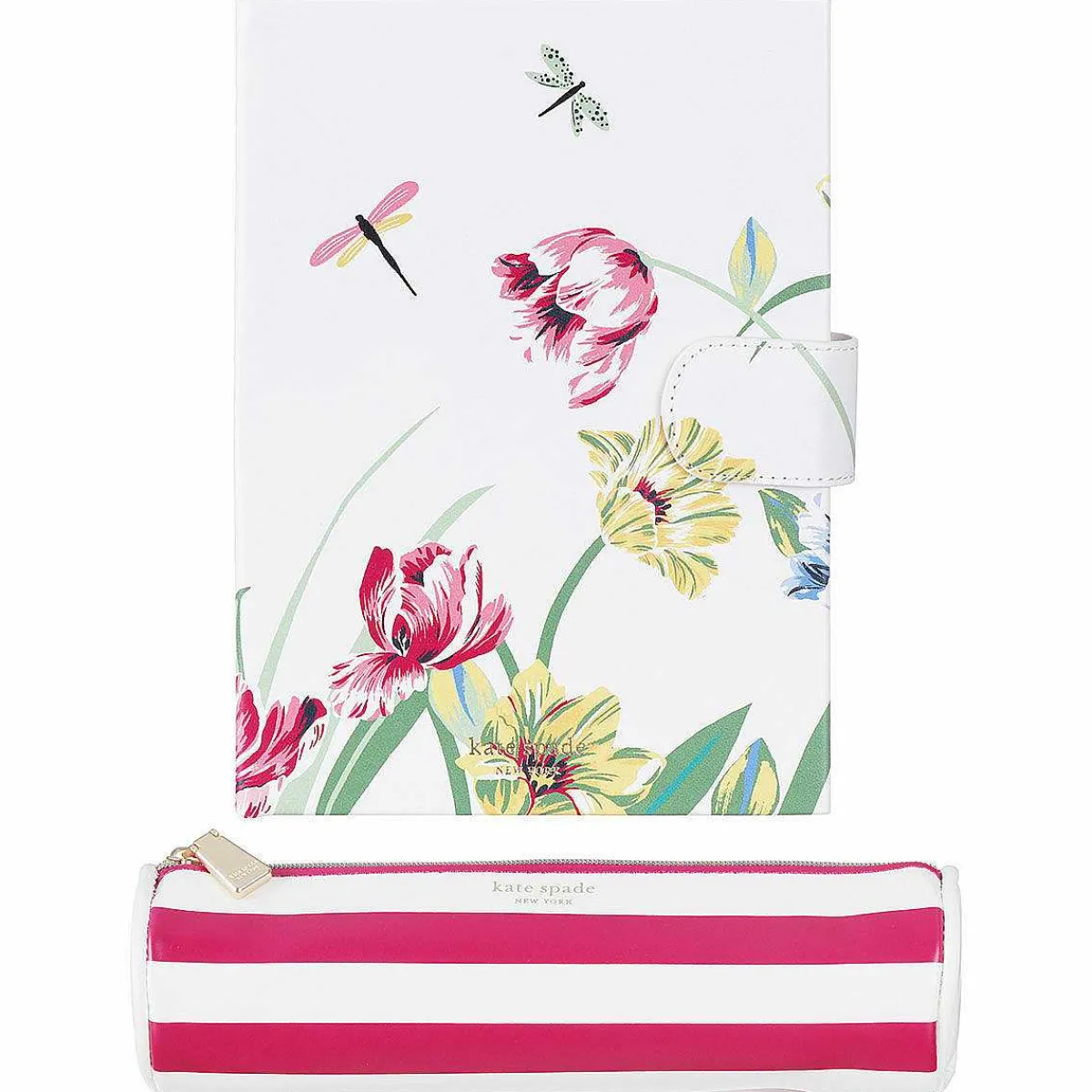 Dragonflies And Tulips Journal And Pen Case Set>Kate Spade New York New