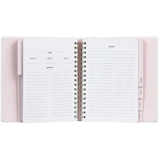 Gold Dot With Script Recipe Book>Kate Spade New York Cheap