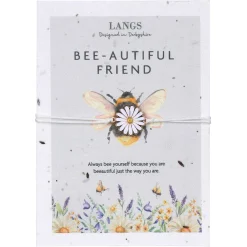 'Bee-Autiful Friend' Bracelet & Plantable Seed Card>Langs Outlet
