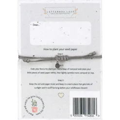 'Fearless' Bracelet & Plantable Seed Card>Langs Store