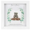 'Mr & Mrs' Wedding Day Pebble Wooden Plaque>Langs Online