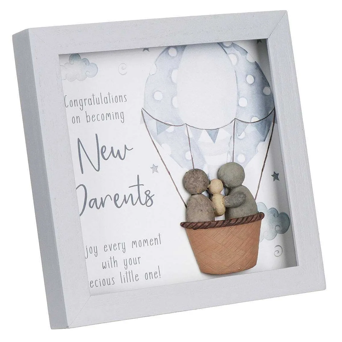 'New Parents' Pebble Wooden Plaque>Langs Discount