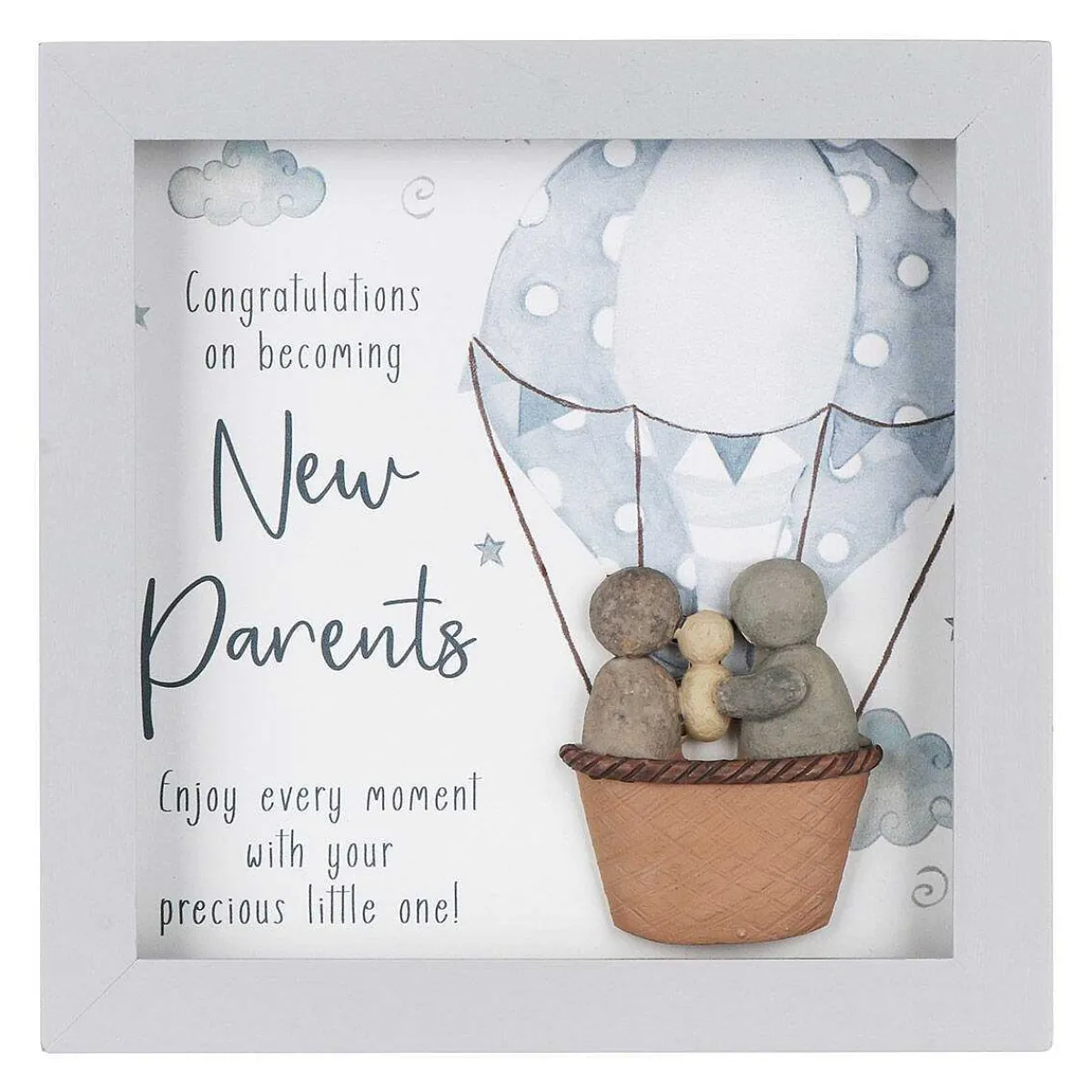 'New Parents' Pebble Wooden Plaque>Langs Discount