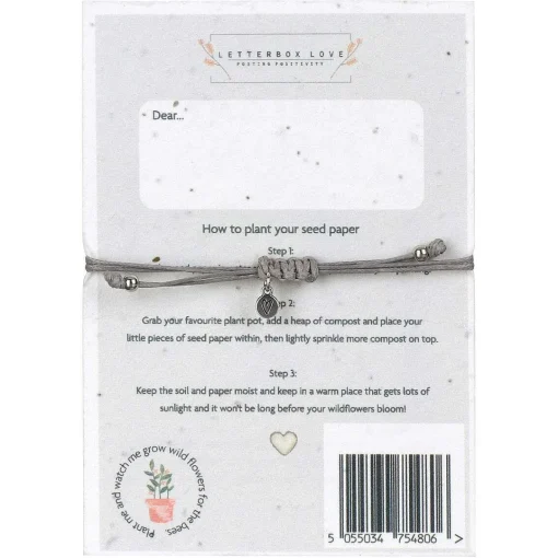 'Robins Appear' Bracelet & Plantable Seed Card>Langs Outlet