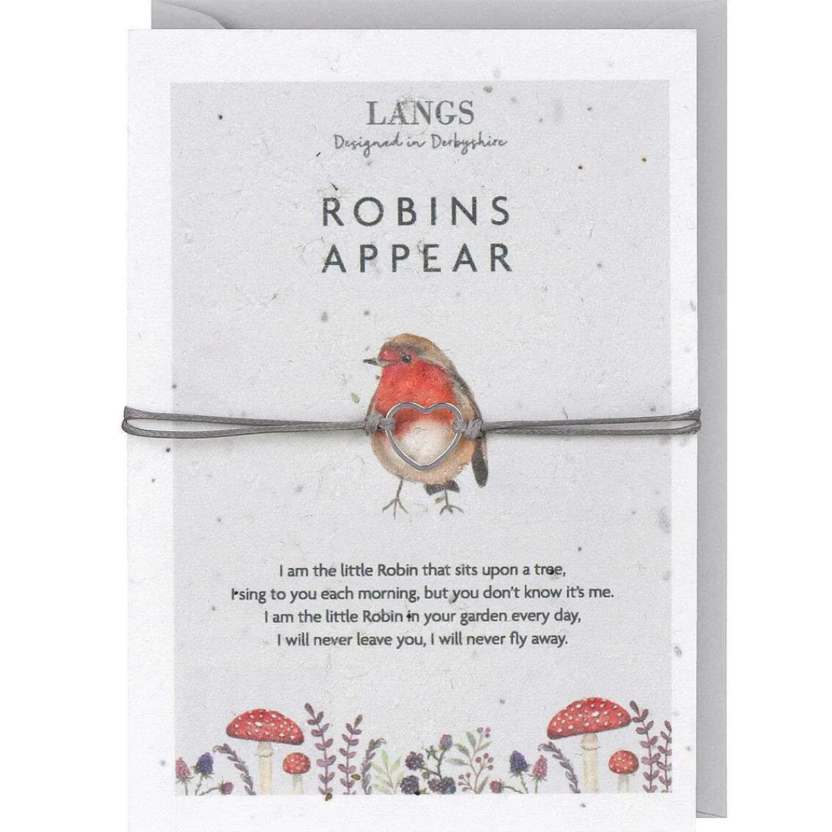 'Robins Appear' Bracelet & Plantable Seed Card>Langs Outlet