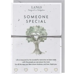 'someone Special' Bracelet & Plantable Seed Card>Langs Clearance