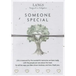 'someone Special' Bracelet & Plantable Seed Card><noscript><img width=
