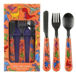 Leonardo's Little Stars Dinosaurs Cutlery Set><noscript><img width=