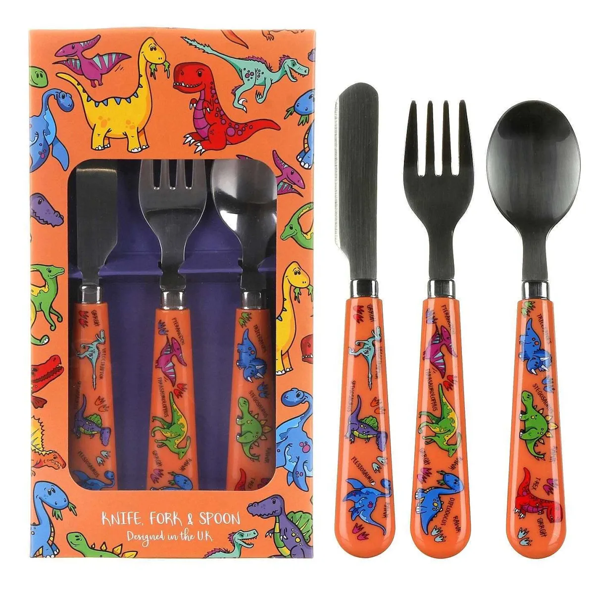 Leonardo's Little Stars Dinosaurs Cutlery Set>Leonardo's Little Stars Shop