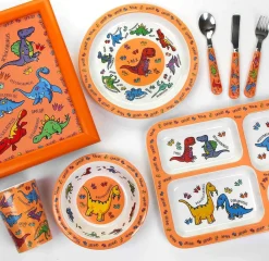 Leonardo's Little Stars Dinosaurs Plate><noscript><img width=
