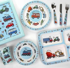 Leonardo's Little Stars Vehicles Plate>Leonardo's Little Stars Best Sale