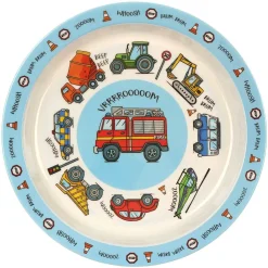 Leonardo's Little Stars Vehicles Plate><noscript><img width=