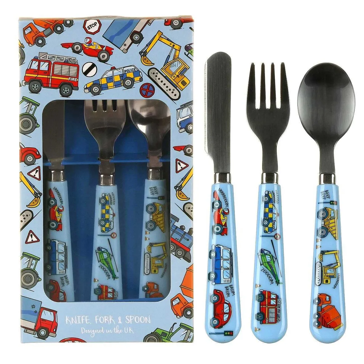 Leonardo's Little Stars Vehicles Cutlery Set>Leonardo's Little Stars Clearance