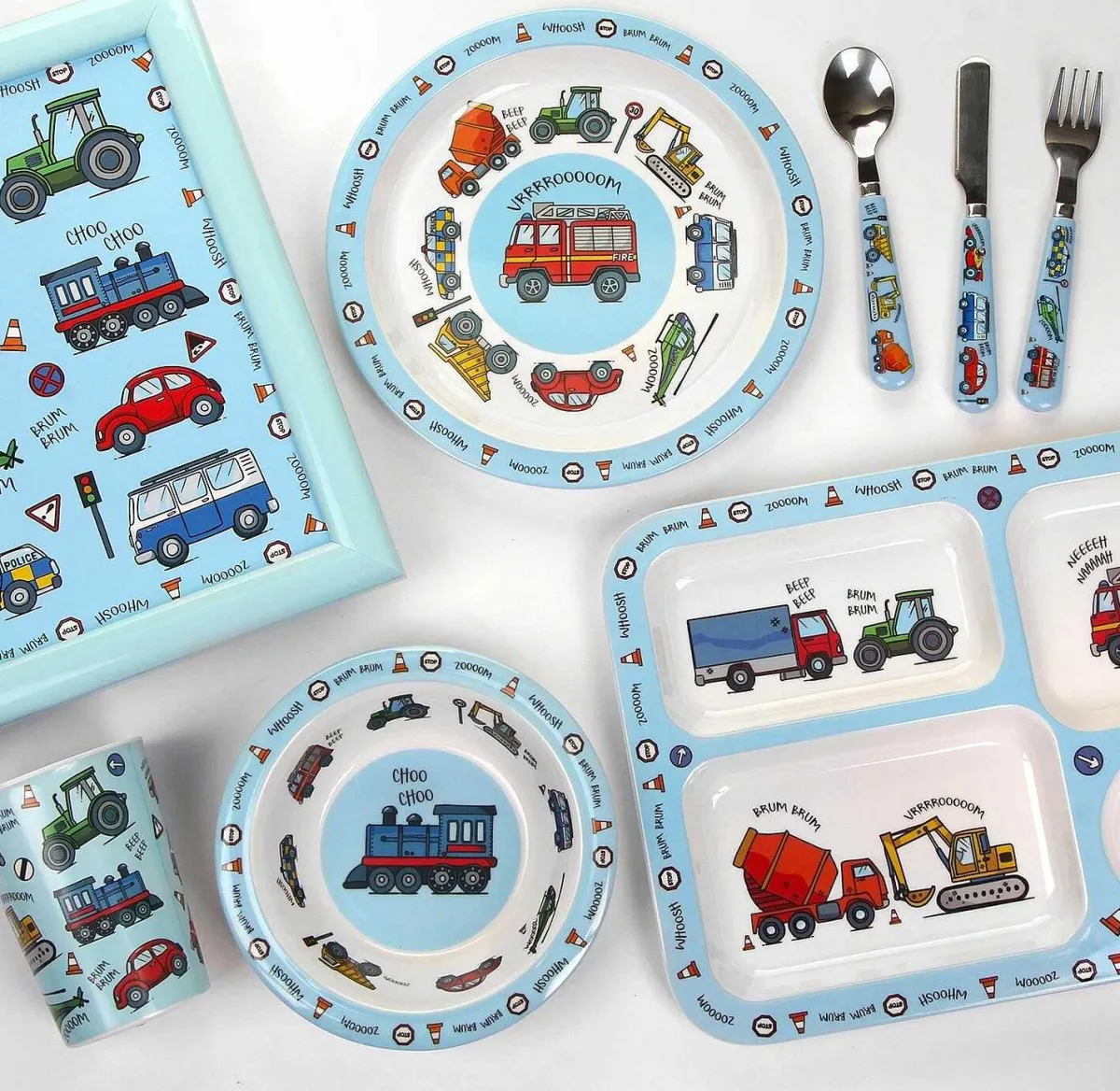 Leonardo's Little Stars Vehicles Cutlery Set>Leonardo's Little Stars Clearance