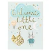 'Welcome Little One' Blue Baby Card>Louise Tiler Best