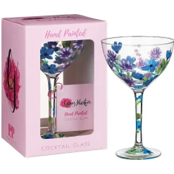 Cornflowers Cocktail Glass>Lynsey Johnstone Cheap