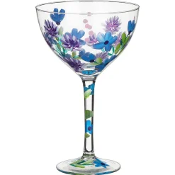 Cornflowers Cocktail Glass>Lynsey Johnstone Cheap