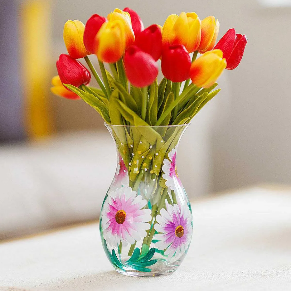 Hand Painted Cosmos Posy Vase>Lynsey Johnstone Cheap