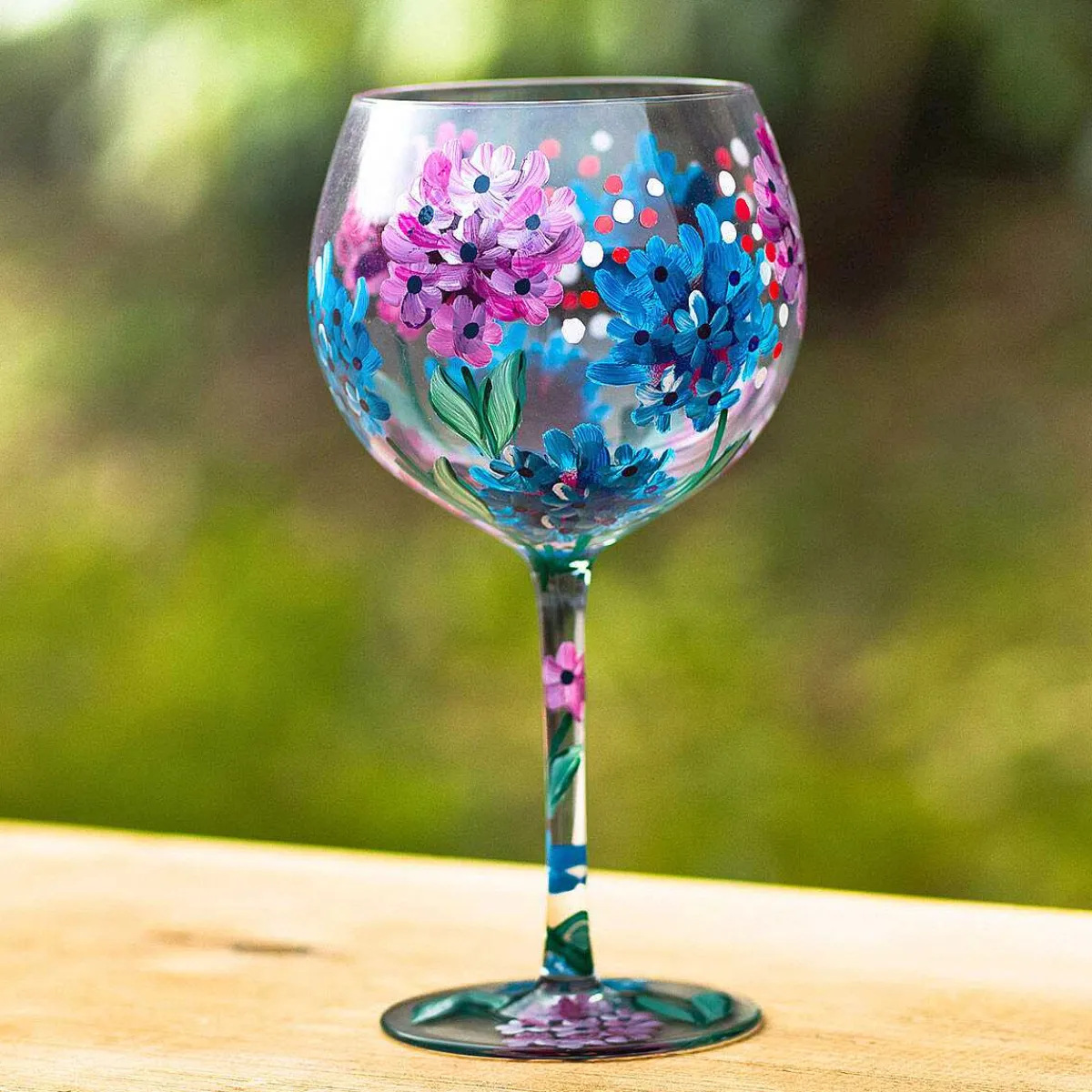 Hydrangea Gin Glass>Lynsey Johnstone Discount