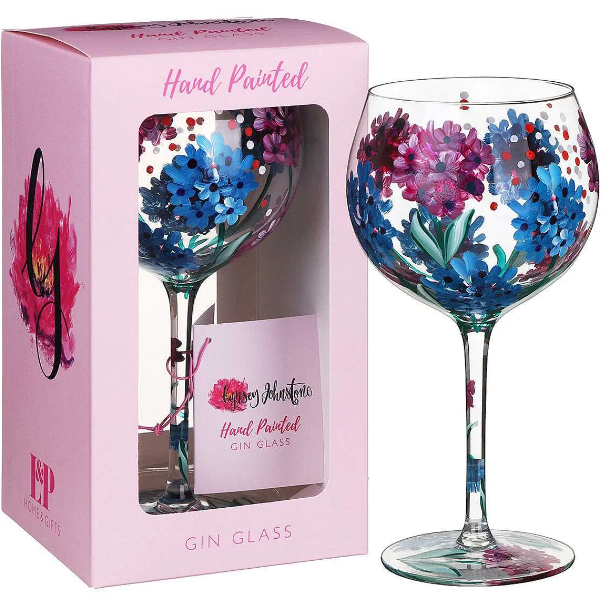 Hydrangea Gin Glass>Lynsey Johnstone Discount