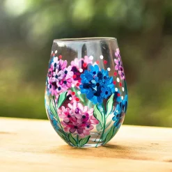 Hydrangea Stemless Glass>Lynsey Johnstone Online