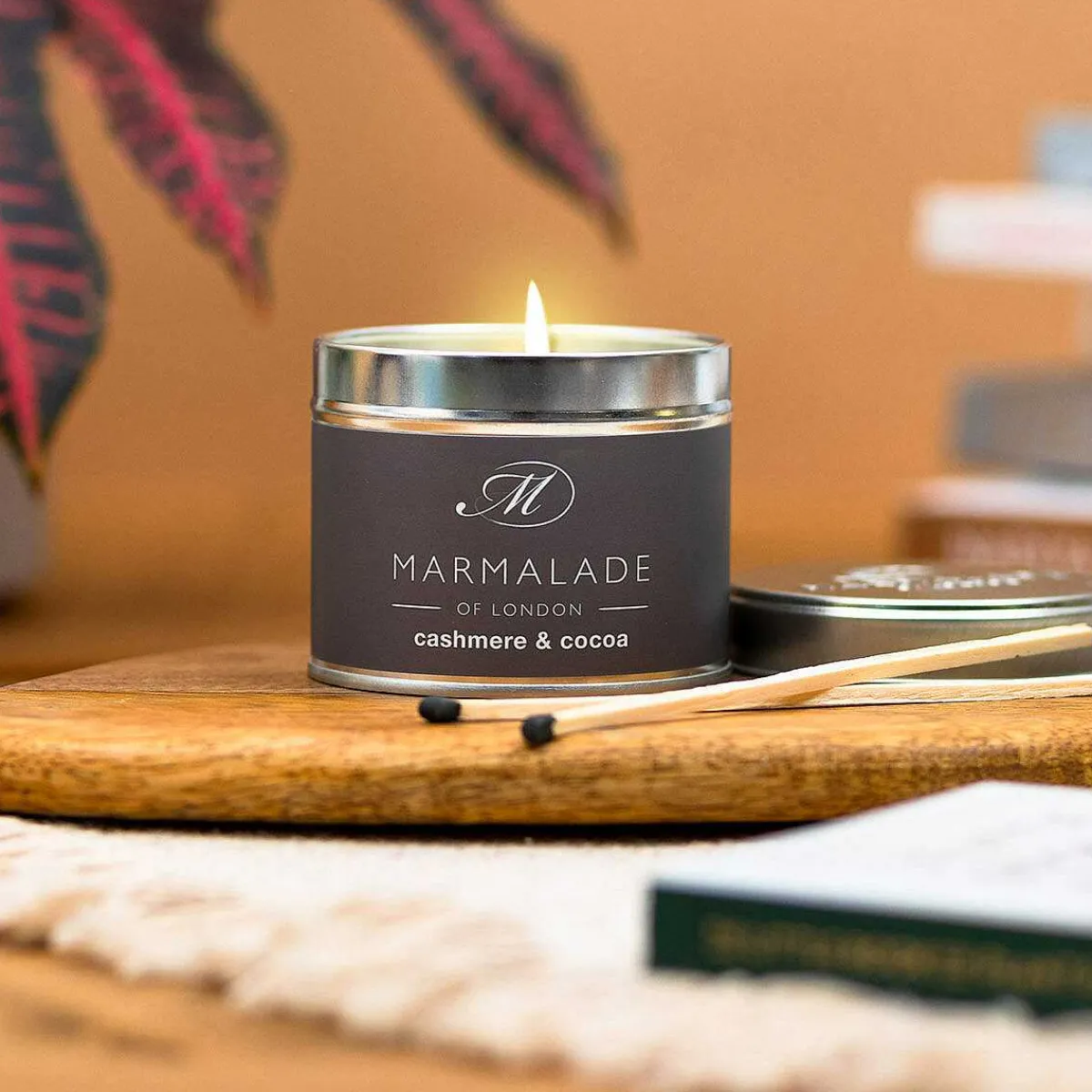 Cashmere & Cocoa 210G Tin Soy Candle>Marmalade of London Flash Sale