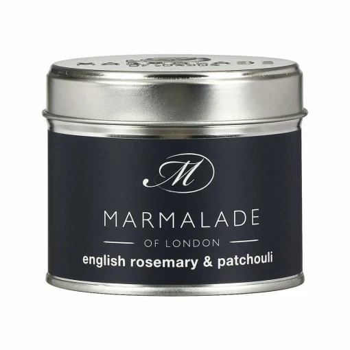 English Rosemary & Patchouli 210G Tin Soy Candle>Marmalade of London Outlet