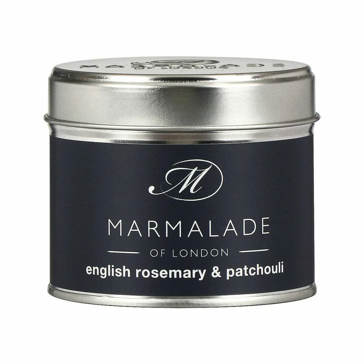 English Rosemary & Patchouli 210G Tin Soy Candle>Marmalade of London Outlet