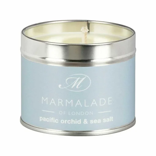 Pacific Orchid & Sea Salt 210G Tin Soy Candle>Marmalade of London Flash Sale