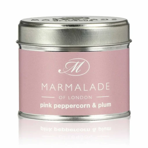 Pink Peppercorn & Plum 210G Tin Soy Candle>Marmalade of London Sale