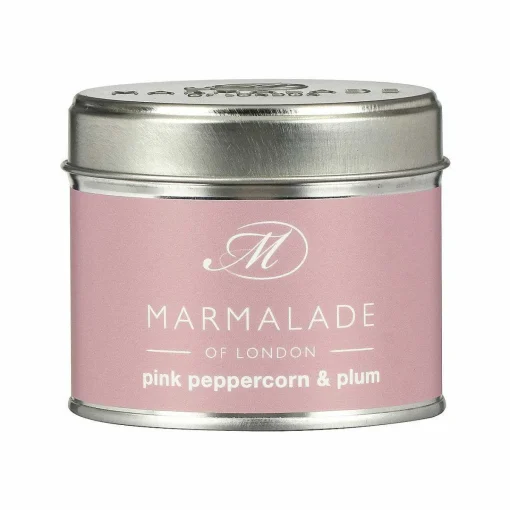 Pink Peppercorn & Plum 210G Tin Soy Candle>Marmalade of London Sale