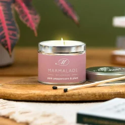 Pink Peppercorn & Plum 210G Tin Soy Candle><noscript><img width=