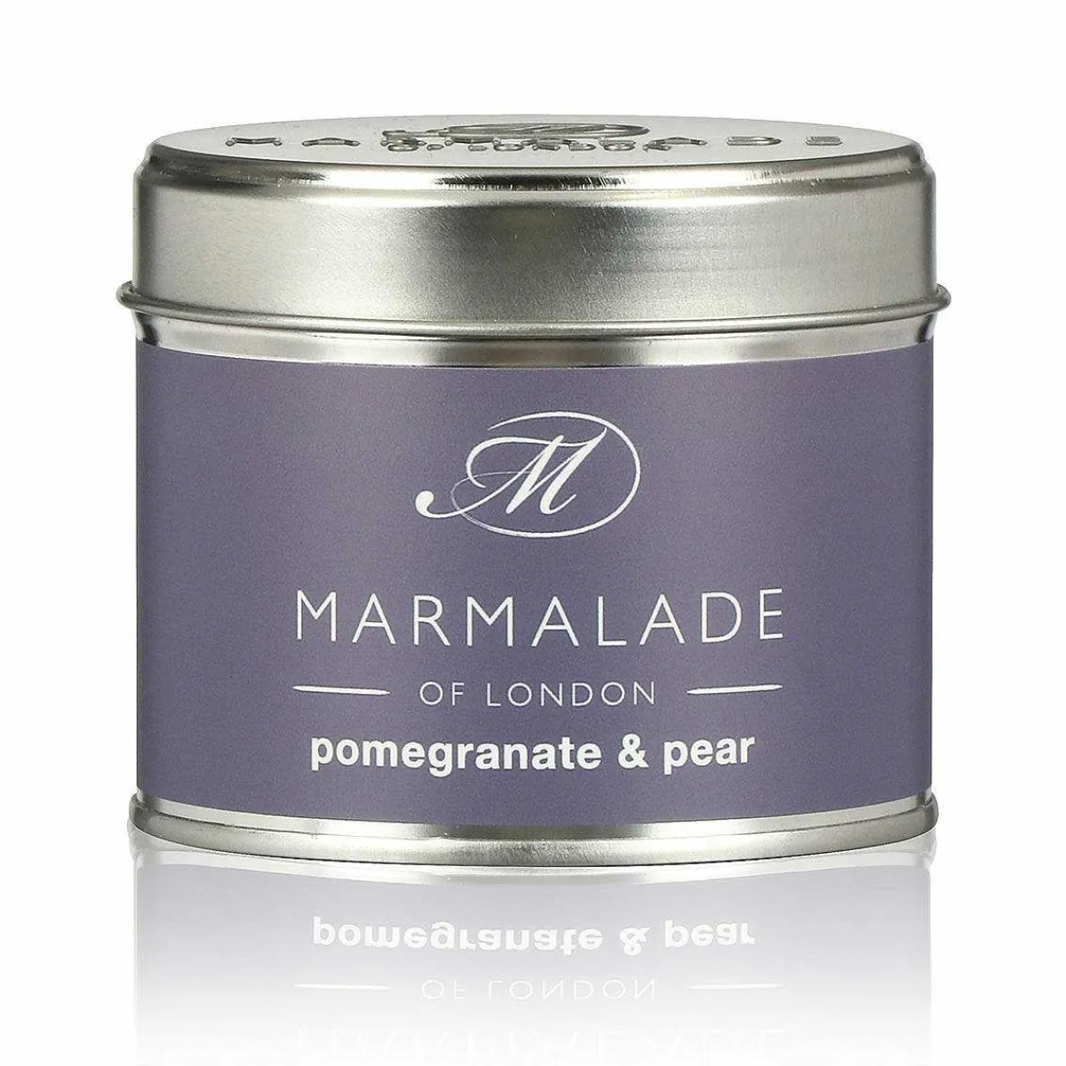Pomegranate & Pear 210G Tin Soy Candle>Marmalade of London Sale