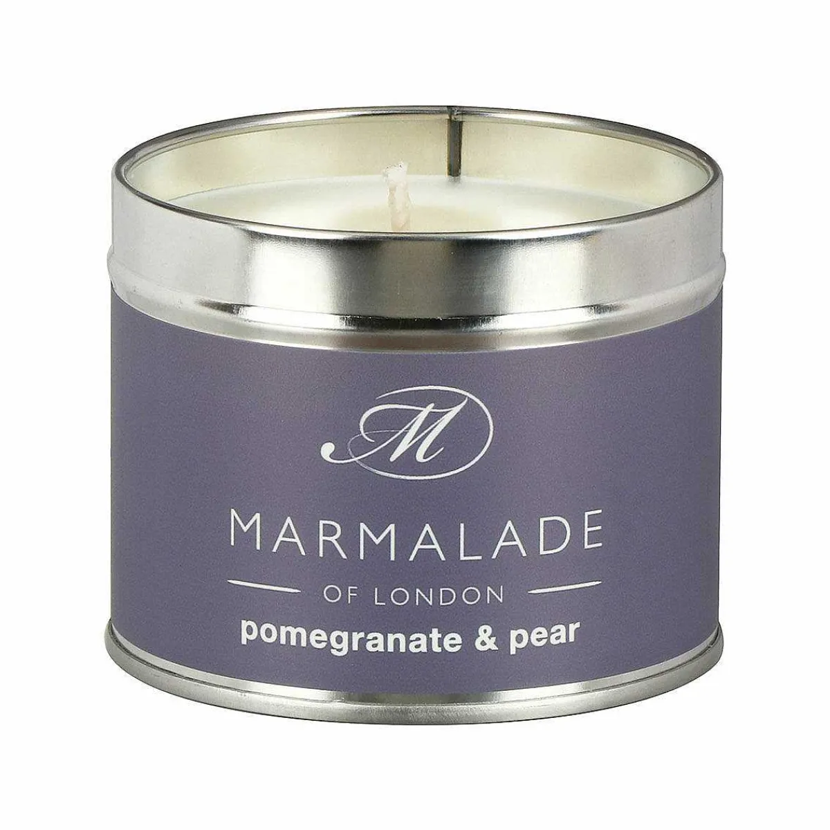 Pomegranate & Pear 210G Tin Soy Candle>Marmalade of London Sale