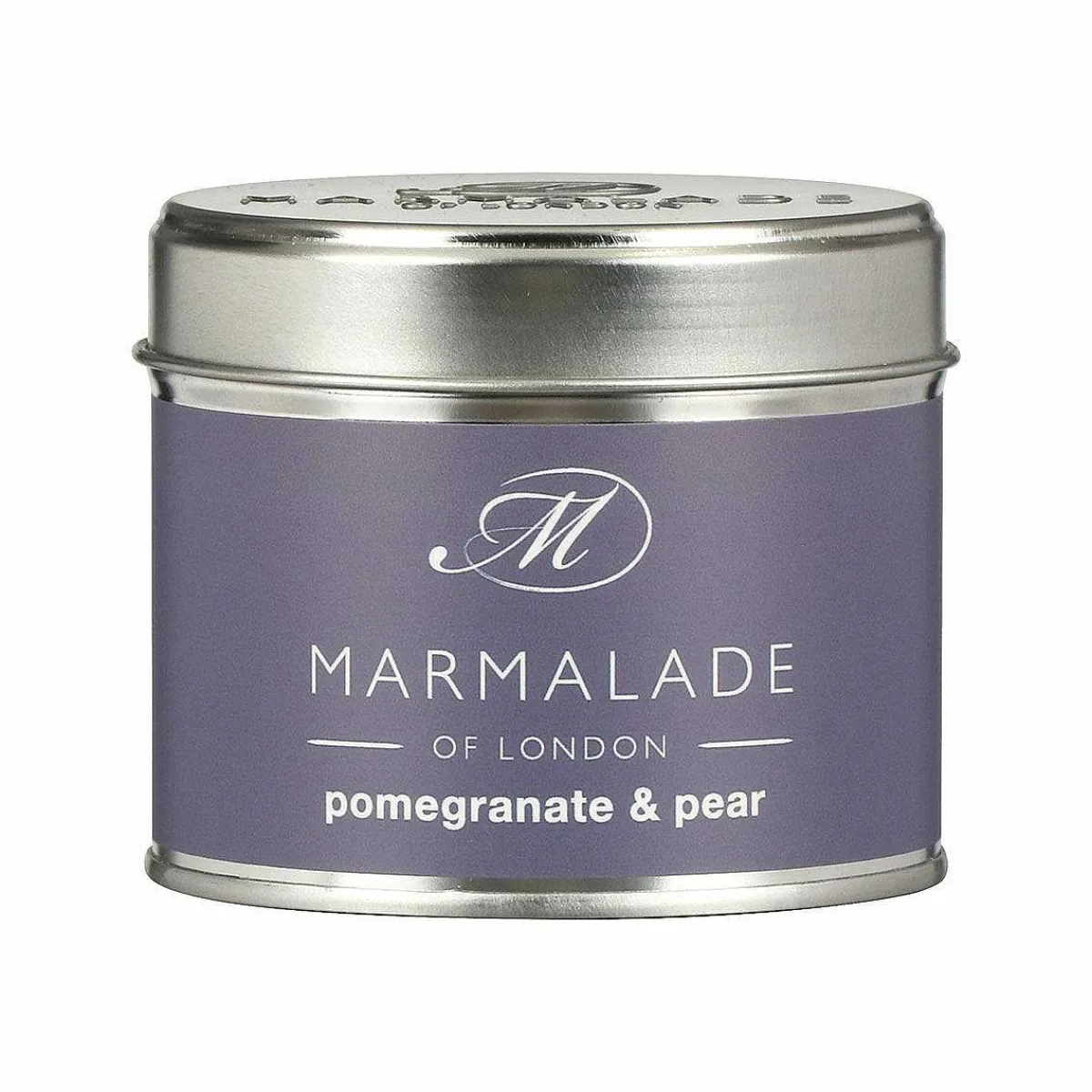 Pomegranate & Pear 210G Tin Soy Candle>Marmalade of London Sale